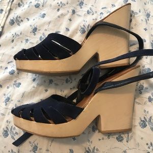 Michael Kors wooden Wedge